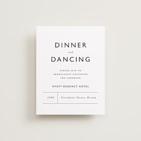 Reception Cards