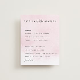 Reception Cards