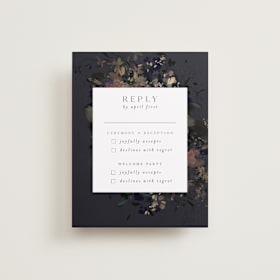 Foil-Pressed Multi-Event RSVP Cards