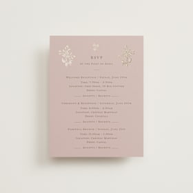 Foil-Pressed Multi-Event RSVP Cards