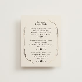 Foil-Pressed Multi-Event RSVP Cards