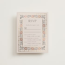 Foil-Pressed Multi-Event RSVP Cards