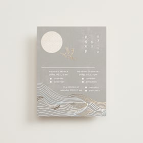 Foil-Pressed Multi-Event RSVP Cards