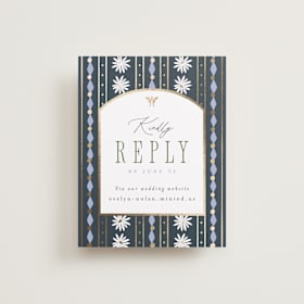 Foil-Pressed RSVP Online Enclosure Cards