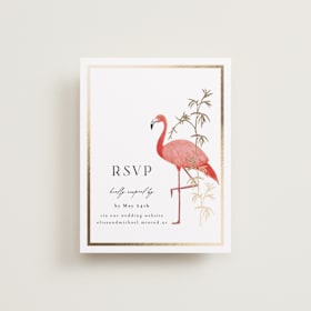 Foil-Pressed RSVP Online Enclosure Cards