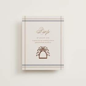 Foil-Pressed RSVP Online Enclosure Cards