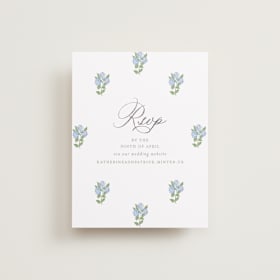 Foil-Pressed RSVP Online Enclosure Cards