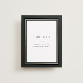 Foil-Pressed RSVP Online Enclosure Cards