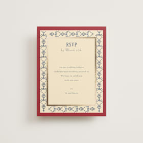 Foil-Pressed RSVP Online Enclosure Cards
