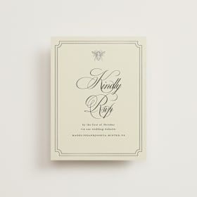 Foil-Pressed RSVP Online Enclosure Cards