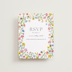Foil-Pressed RSVP Online Enclosure Cards
