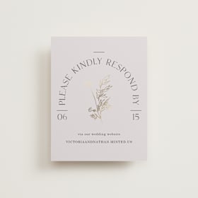 Foil-Pressed RSVP Online Enclosure Cards