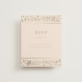 Foil-Pressed RSVP Online Enclosure Cards