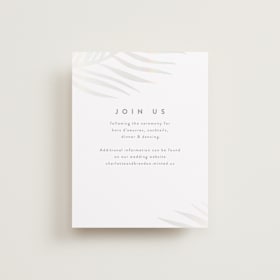 Gloss-Press® Reception Card