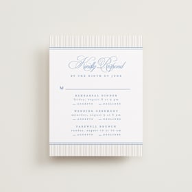 Multi-Event RSVP Cards