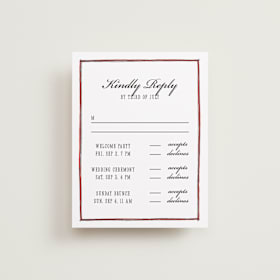 Multi-Event RSVP Cards