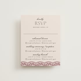 Multi-Event RSVP Cards