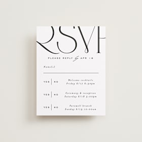 Multi-Event RSVP Cards