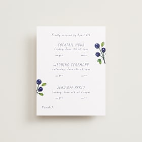 Multi-Event RSVP Cards