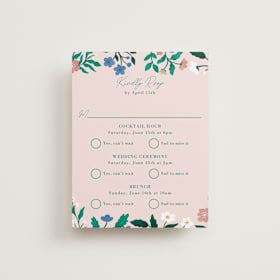 Multi-Event RSVP Cards