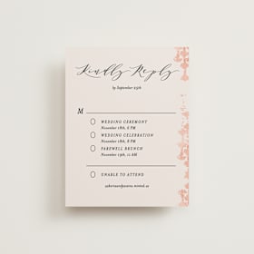Multi-Event RSVP Cards