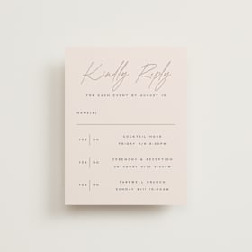 Multi-Event RSVP Cards