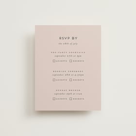 Multi-Event RSVP Cards