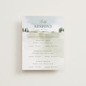 Multi-Event RSVP Cards