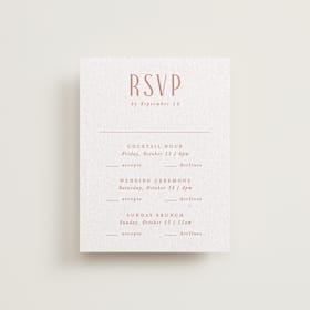 Multi-Event RSVP Cards