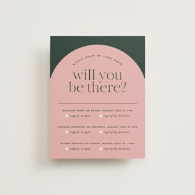 Multi-Event RSVP Cards
