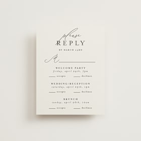 Multi-Event RSVP Cards