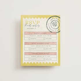 Multi-Event RSVP Cards