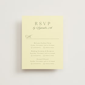 Multi-Event RSVP Cards