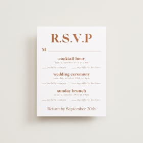 Multi-Event RSVP Cards
