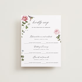 Multi-Event RSVP Cards