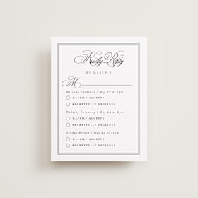Multi-Event RSVP Cards