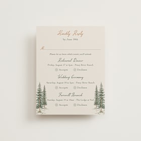 Multi-Event RSVP Cards