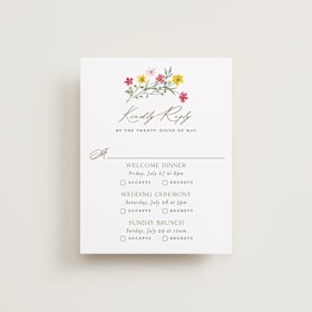 Multi-Event RSVP Cards