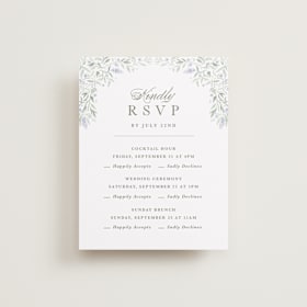 Multi-Event RSVP Cards