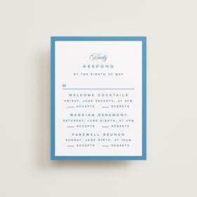 Multi-Event RSVP Cards