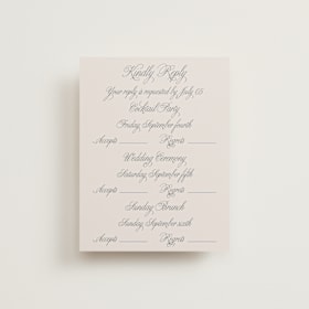 Multi-Event RSVP Cards