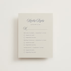 Multi-Event RSVP Cards