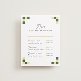 Multi-Event RSVP Cards