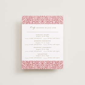 Multi-Event RSVP Cards