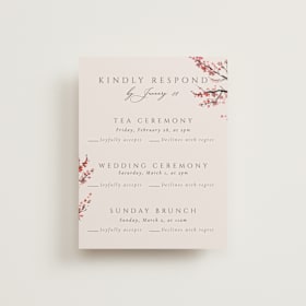 Multi-Event RSVP Cards