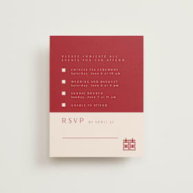 Multi-Event RSVP Cards