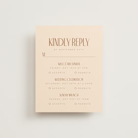 Multi-Event RSVP Cards