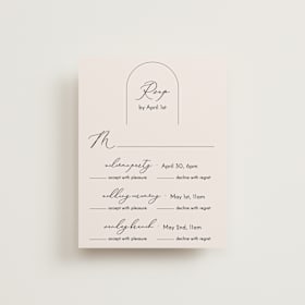Multi-Event RSVP Cards