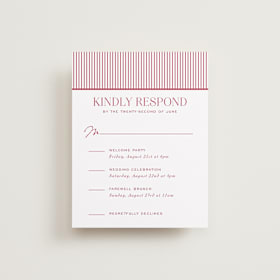 Multi-Event RSVP Cards