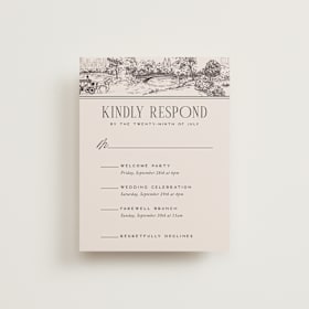 Multi-Event RSVP Cards
